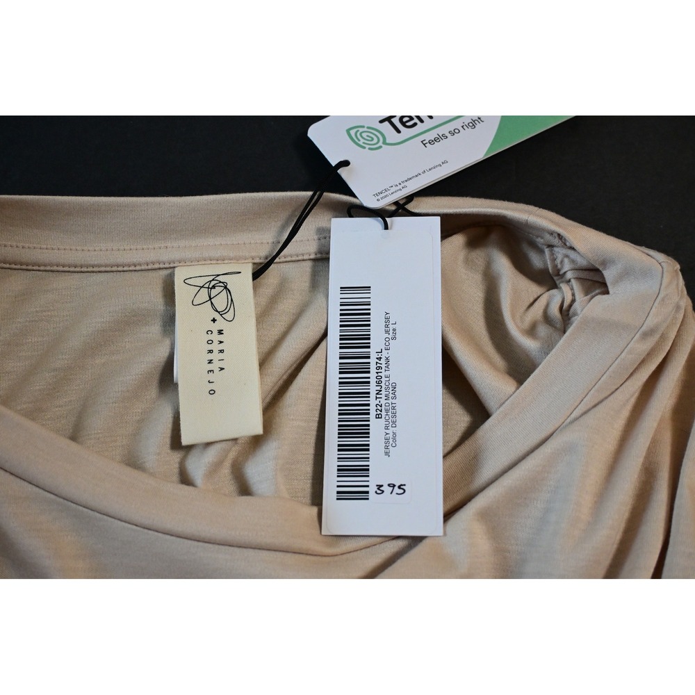 Zero + Maria Cornejo Ruched Tank - Picture 4 of 6